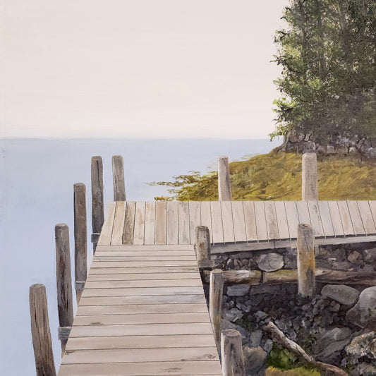 Maine Foggy Dock
